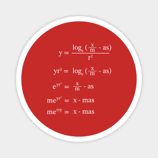 Christmas Math Equation Magnet